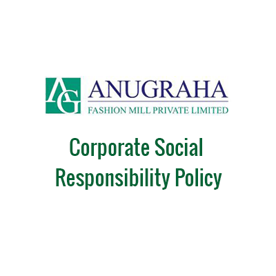 Anugraha Fashion Mill certification document
